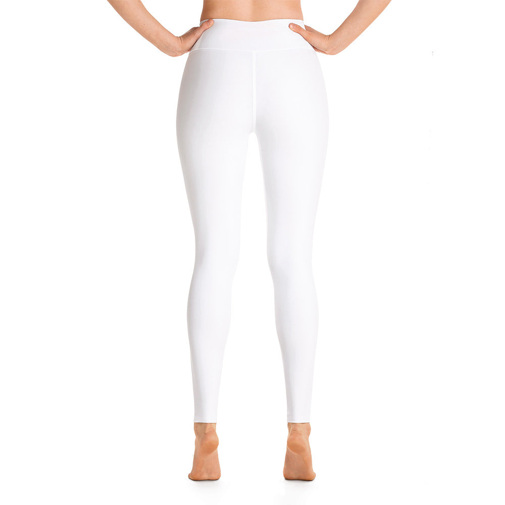 White Just Be Yoga Leggings