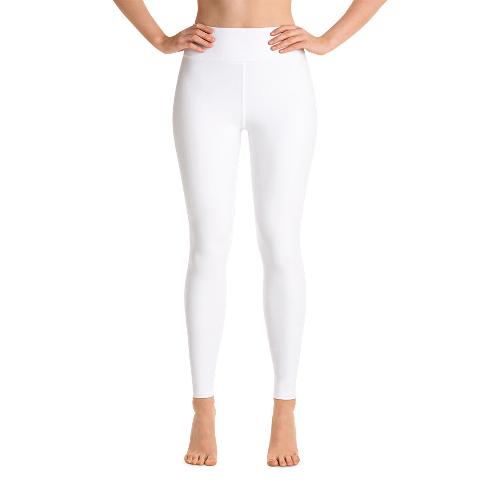 White Just Be Yoga Leggings