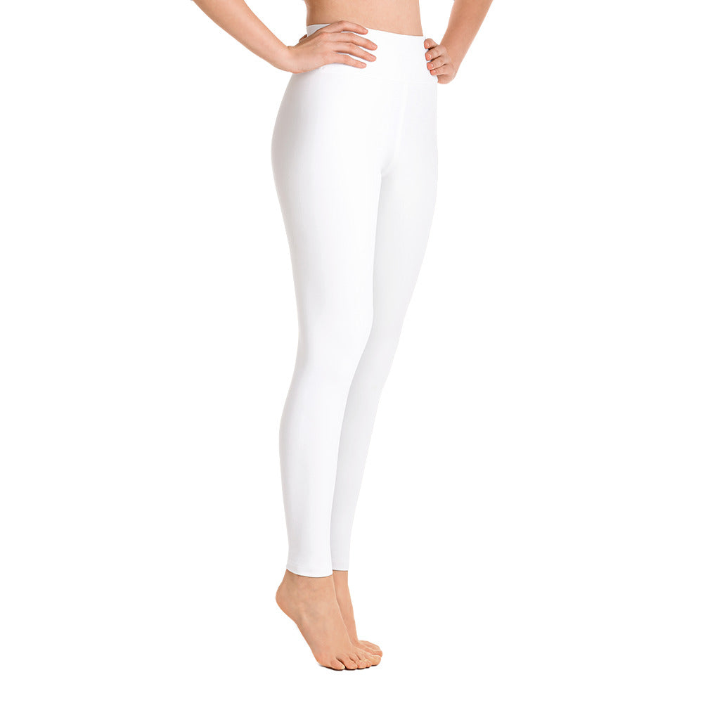 White Just Be Yoga Leggings